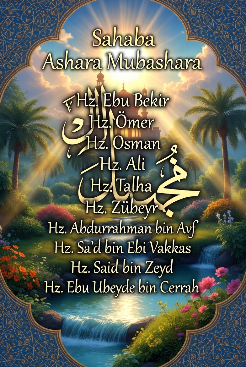 Sahabe İsimleri ve Anlamları: Cennetle Müjdelenen On Sahabe ve Manevi Mirasları