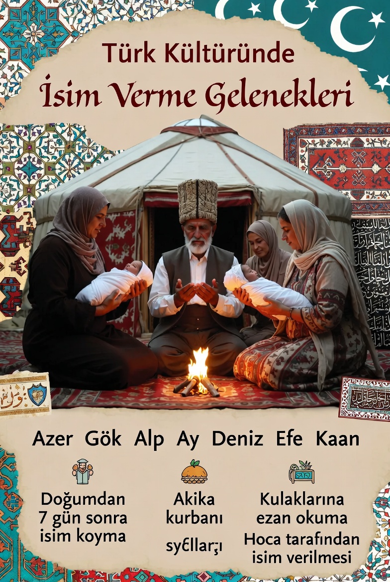 Türk Kültüründe İsim Verme Gelenekleri: Orta Asya'dan Günümüze Onomastik Yolculuk
